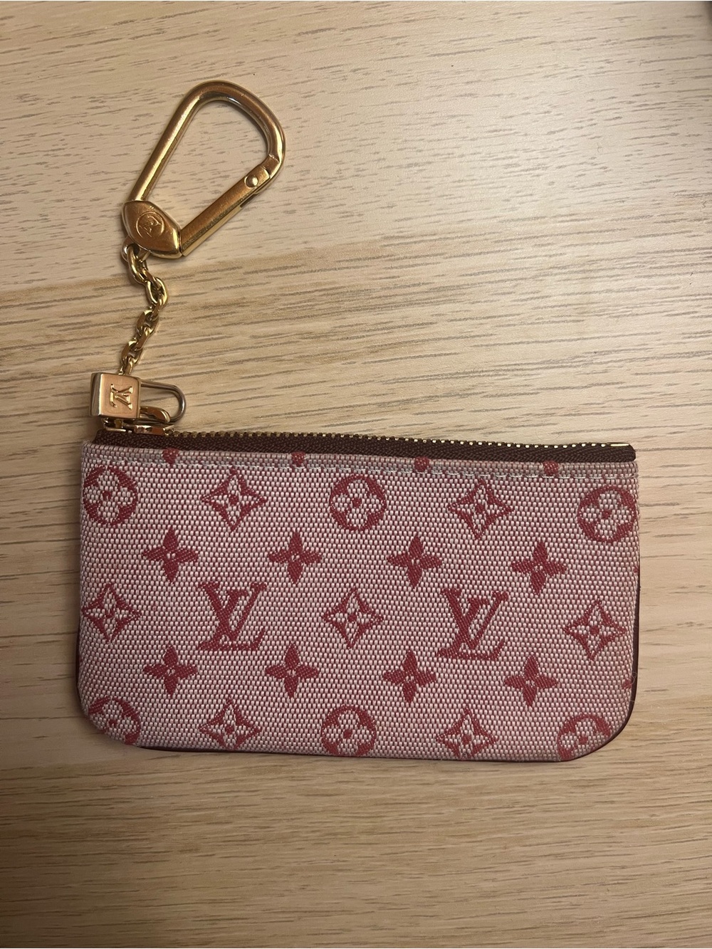 Louis Vuitton Mini Lin Monogram Key Pouch